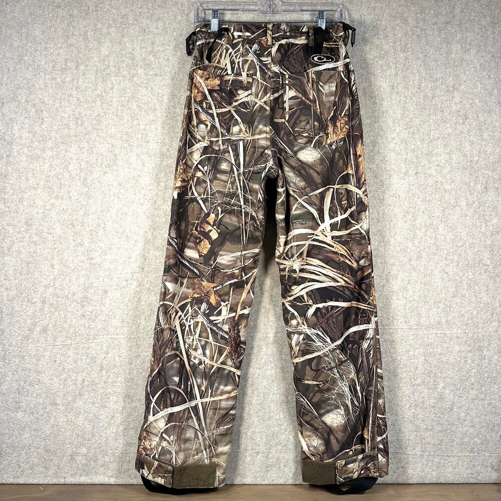 Drake Waterfowl Fleece Lined Camouflage Hunting Pants Mens Small 28/30 Max 4 HD